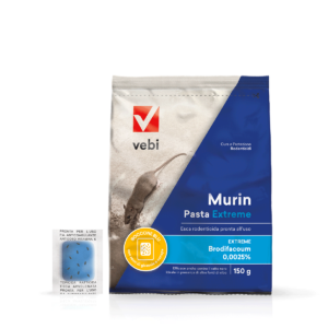 Sacco di esca rodenticida in bocconi con impasto grasso per topi e ratti