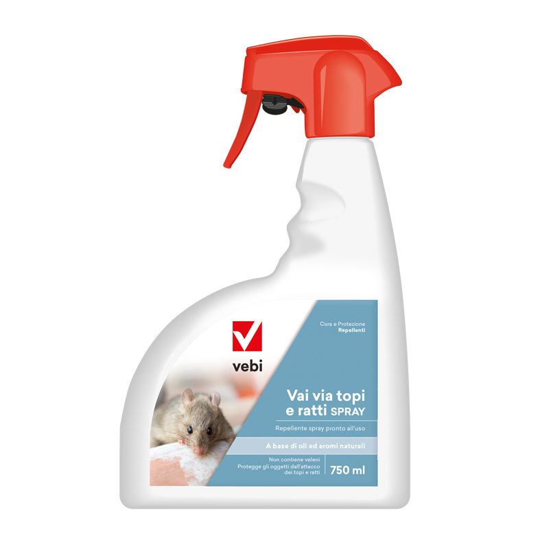 RepellShield Spray Repellente per Topi Naturale a Base di Menta Piperita -  Dissuasori per Topi, Scaccia Topi
