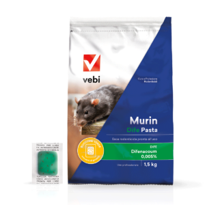 Sacco di esca rodenticida in bocconi di pasta fresca per topi e ratti