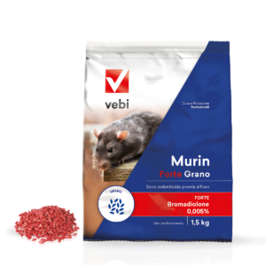 Sacco di esca rodenticida in grano, efficace contro topolino domestico, ratto grigio e nero
