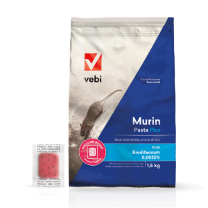 Sacco di esca rodenticida in forma di pasta fresca contro topi e ratti