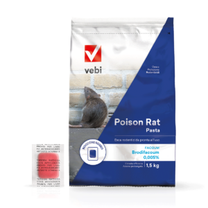 Sacco di esca rodenticida pronta all'uso in bocconi di pasta fresca contro topi e ratti