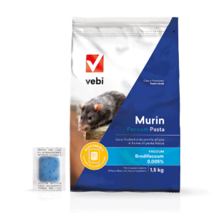 Sacco di esca rodenticida in bocconi di pasta fresca contro topi e ratti