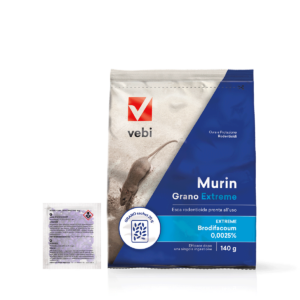 Sacco di esca rodenticida in grano pronta all'uso contro topi e ratti