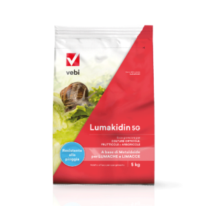 Sacco rosso di esca a base di metaldeide per lumache e limacce, resistente alla pioggia