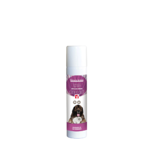 Bombola bianca spray antizecche antipulci per cani e gatti