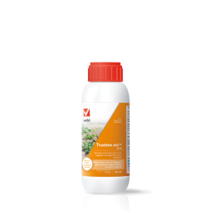 Bottiglia di erbicida contro le foglie