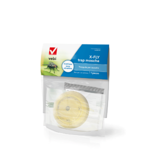 Busta trasparente con trappola per la cattura di mosche e insetti volanti