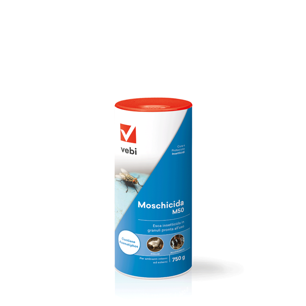 Barattolo spargitore di insetticida per il controllo delle mosche