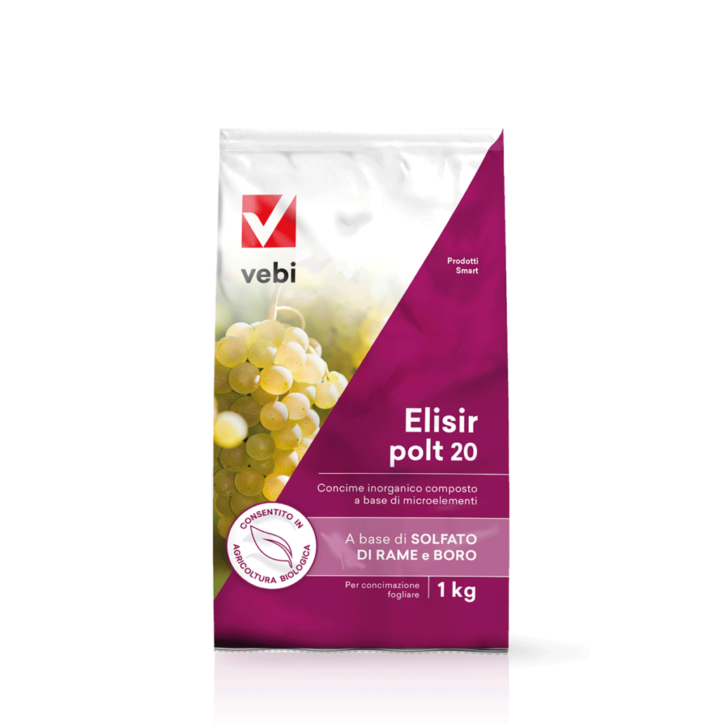 Sacco da 1 kg di elisir polt 20, concime inorganico a base di solfato di rame e boro