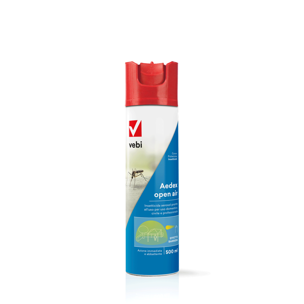 Bombola aerosol di insetticida per uso civile, professionale e domestico contro le zanzare, mosche e cimici