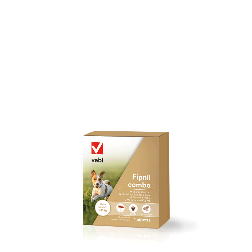 Confezione di antiparassitario ad applicazione cutanea contro pulci, zecche e pidocchi