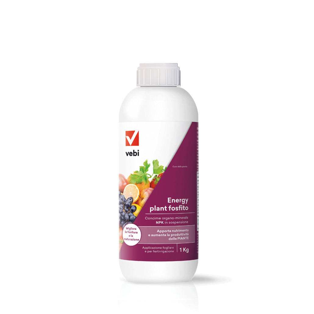 Flacone bianco e viola di concime organico per le colture