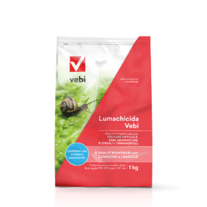 Sacco rosso di esca microgranulare a base di metaldeide per la lotta contro le lumache e limacce