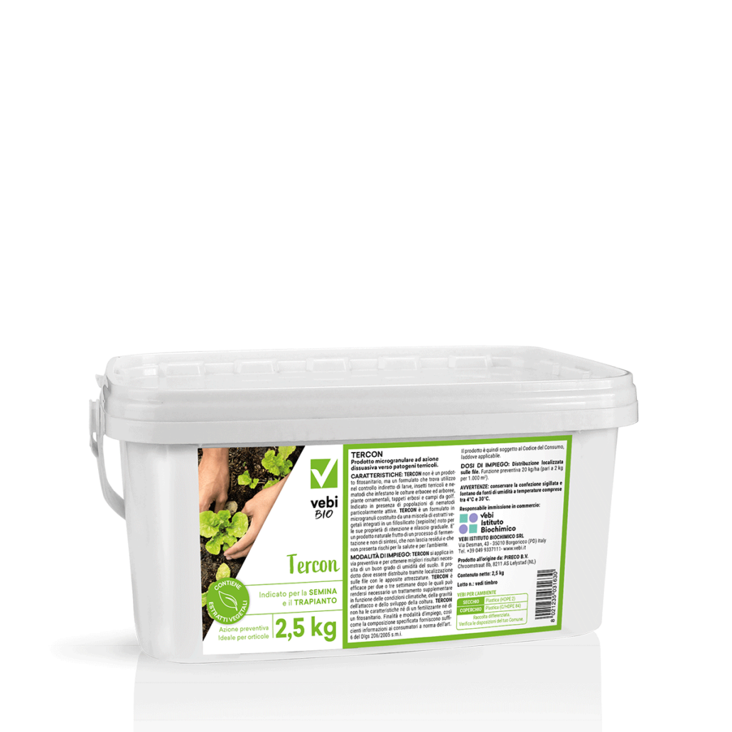 Scatola di prodotto microgranulare ad azione dissuasiva verso patogeni terricoli