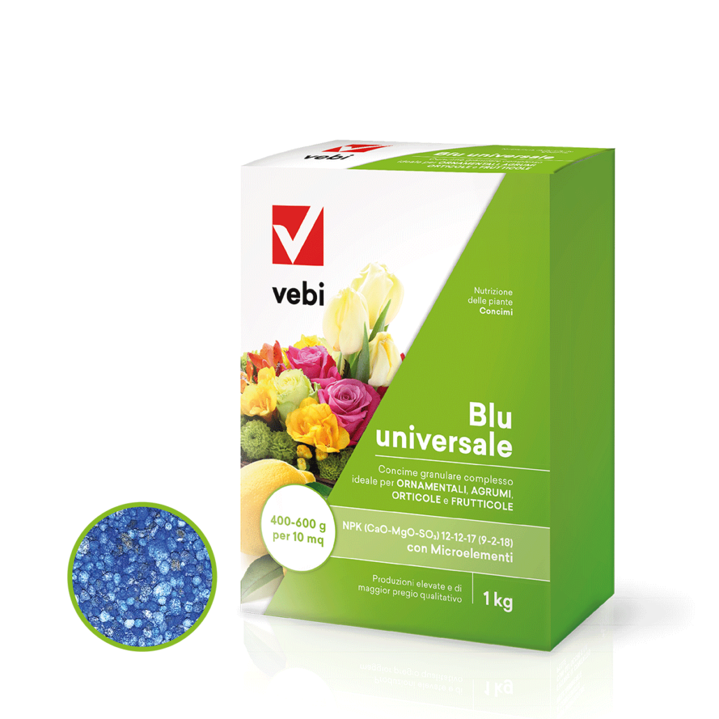 Confezione di concime solido per la nutrizione delle piante