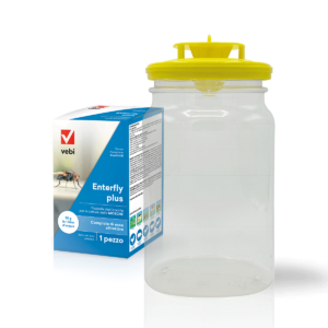 Trappola per la cattura delle mosche completamente riutilizzabile