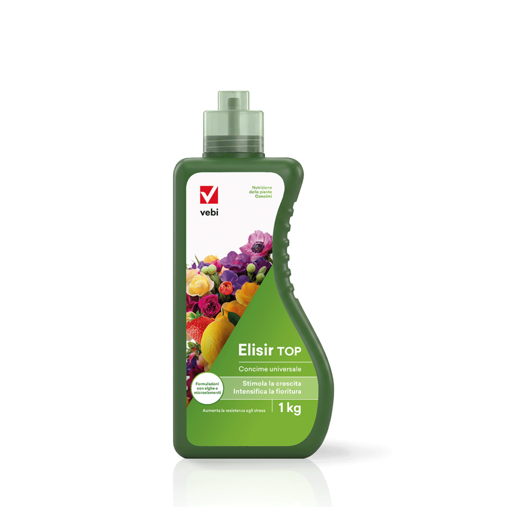 Flacone di concime liquido per la nutrizione e la fioritura delle piante ornamentali