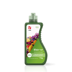 Flacone di concime liquido per la nutrizione e la fioritura delle piante ornamentali