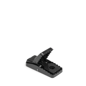 Trappola a scatto nera per la cattura dei topolini domestici senza usare veleni